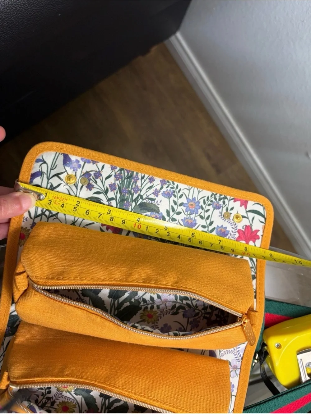 Gucci mustards yellow cylinder from beauty collection.